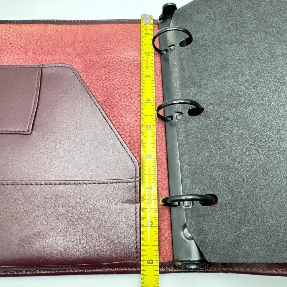 Day Runner Genuine Leather Classic Size Planner Binder Organizer